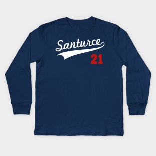 Santurce 21 Puerto Rico Baseball Kids Long Sleeve T-Shirt